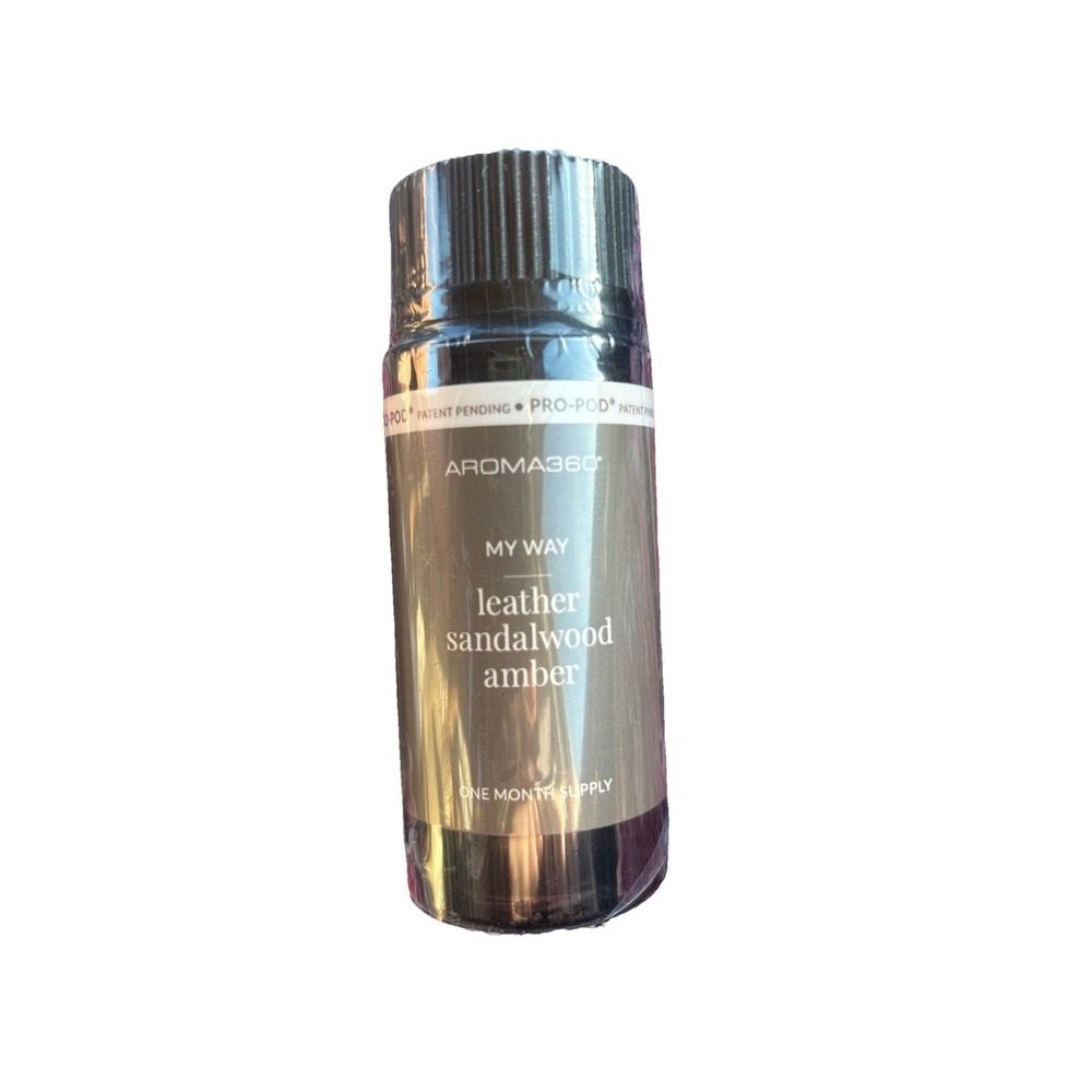 Aroma360 My Way Leather Sandalwood Amber Scented & Essential Oils Oil